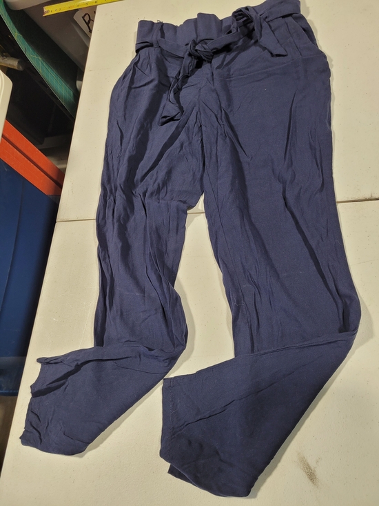 Maurices Pants - Maurices Navy Blue Paperbag Waist Jogger Pants
